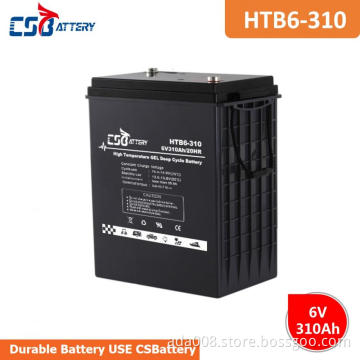 CSBattery 6V310Ah High Temperature Long Life Deep Cycle GEL Battery